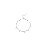 Pulseras y tobilleras ajustable chapada en oro de 14quilate