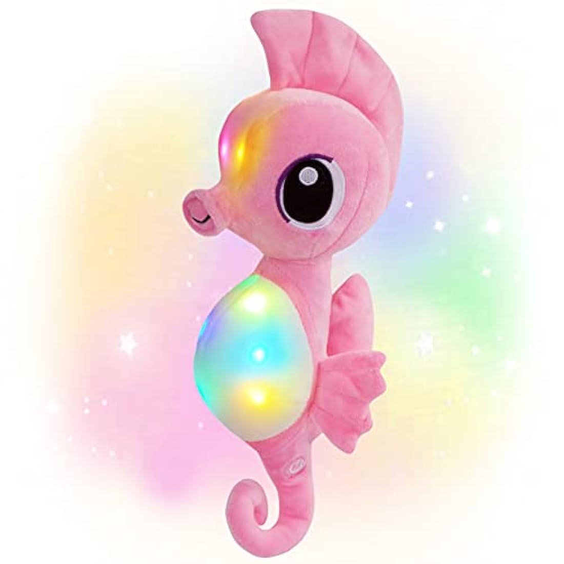 Peluche diseño de Caballito de Mar con luz, 8.0in, Athoinsu