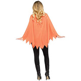 Disfraces Poncho de calabaza adulto