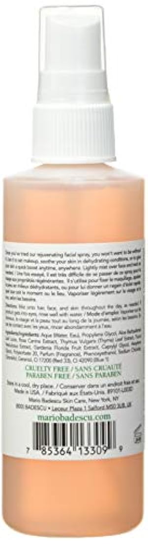 Spray facial con hierbas de aloe y agua de rosas