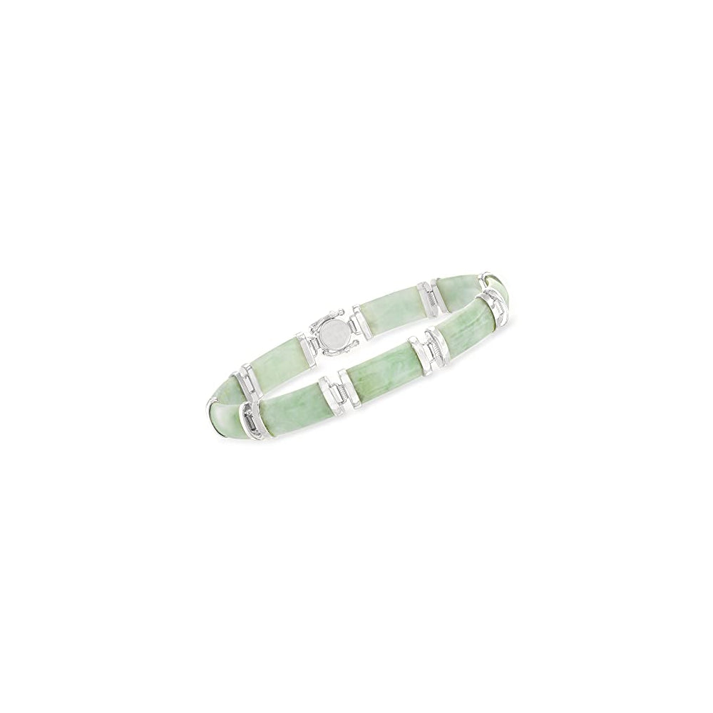 Pulseras y tobilleras de plata de la buena fortuna de jade