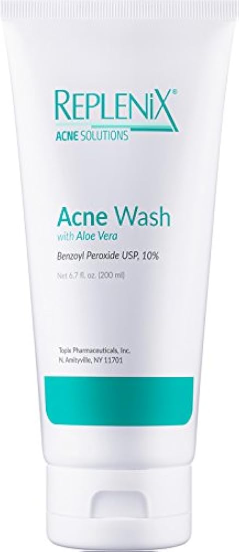 lavado de peróxido de benzoilo al 10% con aloe vera