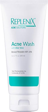 lavado de peróxido de benzoilo al 10% con aloe vera