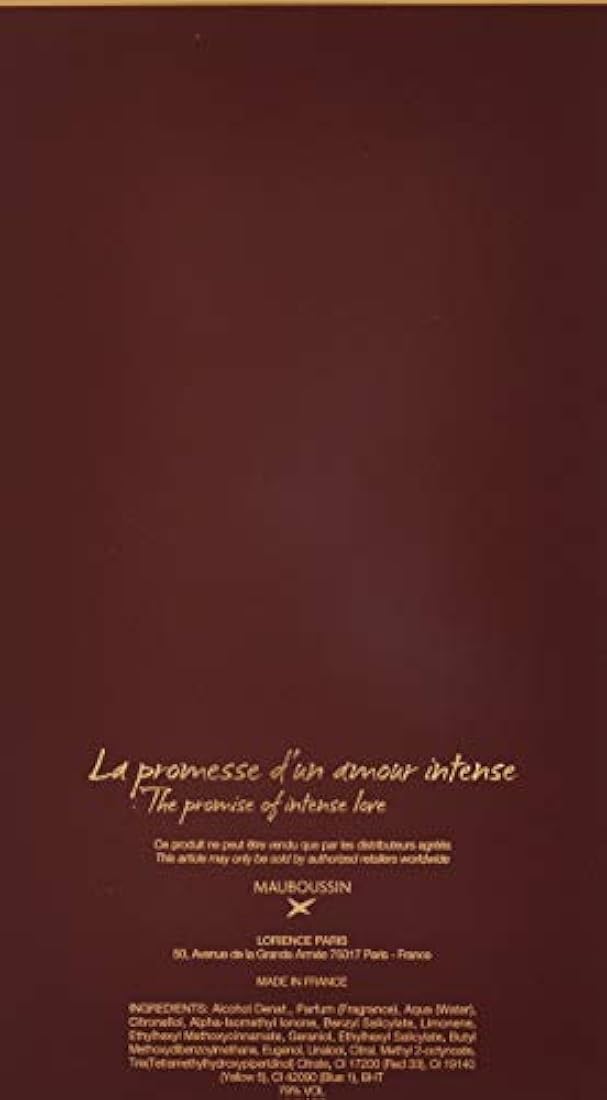 Mauboussin Promise Me perfume, Spray para mujer, Intenso,