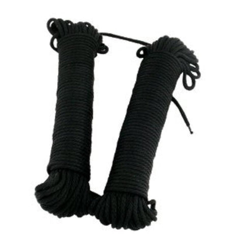 TACO Marine COK-0008B-1 Dacron Line - 1/8 x 100 pies, negro