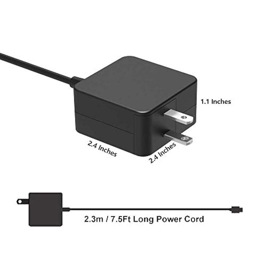 Cargador USB tipo C de 45 W para Lenovo Chromebook 100e 300e 500e C330 C340 S330 S330 S340, ThinkPad T480 T480s T580 T580s L480 L580 E480 E580 Yoga 910 910-13 USB-C Laptop Tipo-C Cable adaptador de fuente de alimentación