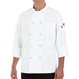 Chef Designs Men's Rk Ten Pearl Button Chef Coat