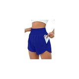 Shorts cortos deportivos de cintura alta talla L