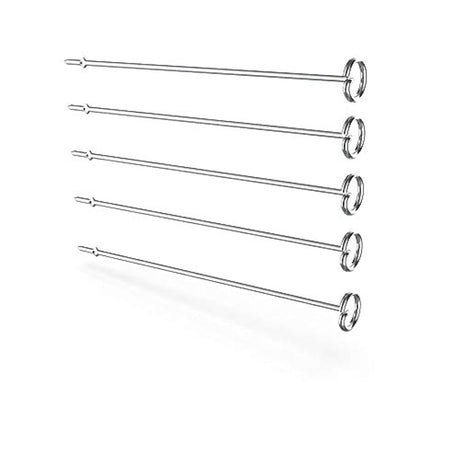Pinchos para parrilla, tamaño mediano Marca NINJA Gris