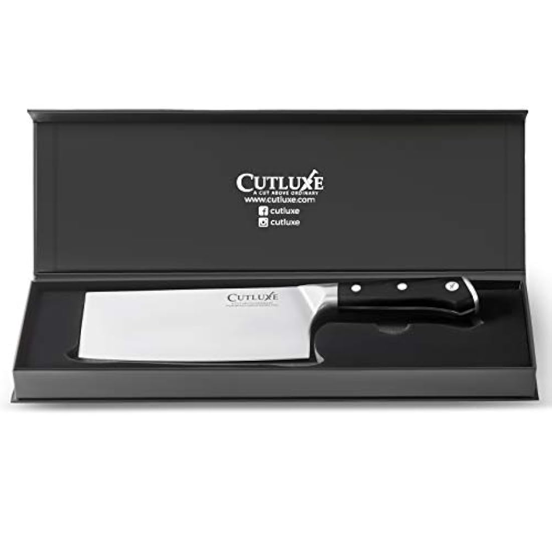 Cutluxe - Cuchillo para carne y verduras de 7.0 in,