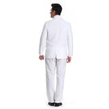 Traje de fiesta para hombre, color sólido, traje de ocio