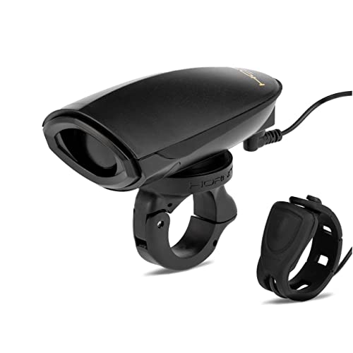 Hornit dB140 Bocina de bicicleta, modelo V3 actualizado, bocina de bicicleta más fuerte del mundo para mayor seguridad del conductor, disparador remoto y sistema de montaje mejorado incluido