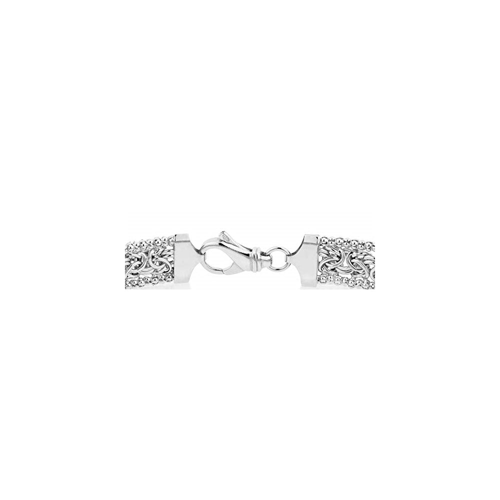 Pulseras y tobilleras italiana de plata de ley 925