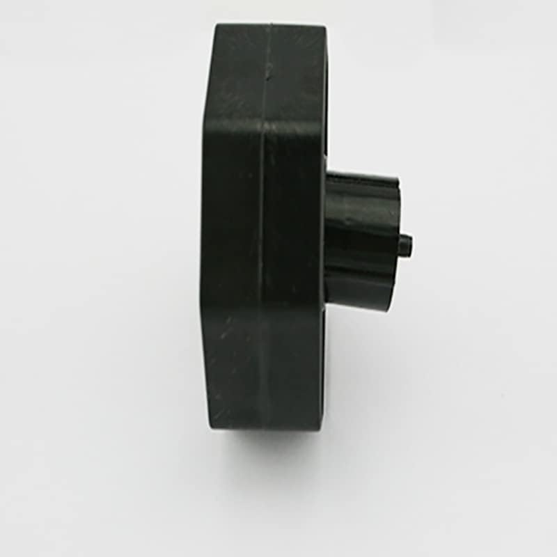 Rueda dispensadora de cinta de 1.417 in para escritorio, piezas de repuesto de repuesto de rueda duradera negra para oficina y escuela