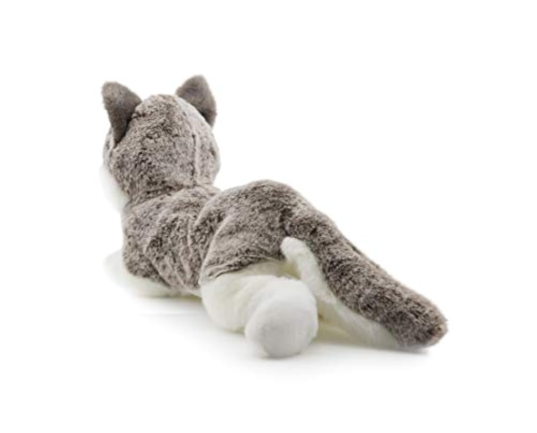 Oso de peluche de lobo siberiano 14 pulg
