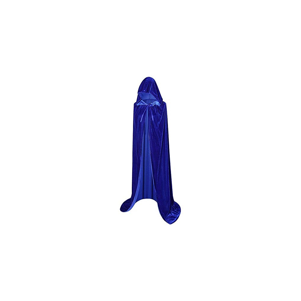 Disfraz Capa larga de terciopelo con capucha unisex talla M