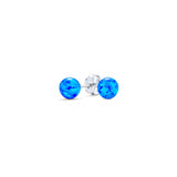 Aretes  simple de cuentas redondas para las mujeres