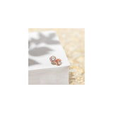 Aretes de plata chapados en oro de 14 quilates