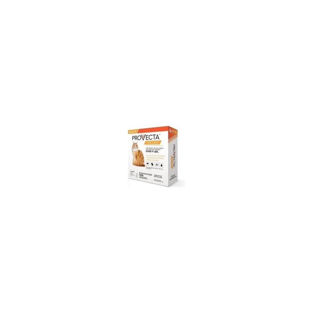 Tratamiento Antipulgas para gatos de más de 9 libras naranja