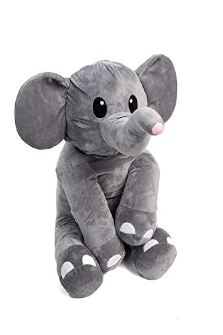 Peluche de Elefante color gris, 24.0in, Hudz Kidz