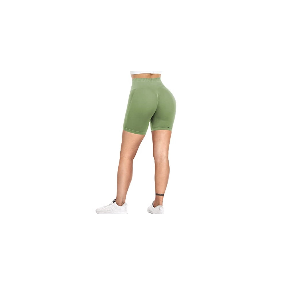 Shorts cortos de entrenamiento sin costuras talla M