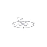Pulseras para mujer de plata de ley 925 con forma