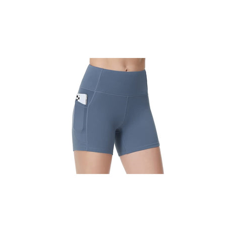 Shorts cortos de yoga de cintura alta para mujer talla