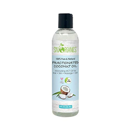 Aceite de coco fraccionado por Sky Organics (8 onzas)