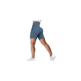 Shorts cortos sin costuras de cintura alta talla S