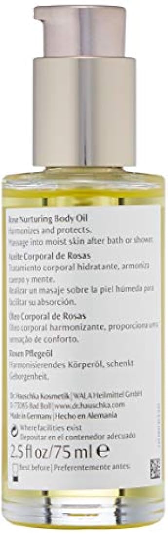 Dr. Hauschka Aceite corporal nutritivo, rosa, 2,5 oz líquida