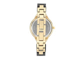 Anne Klein - Reloj de pulsera de resina con cristales