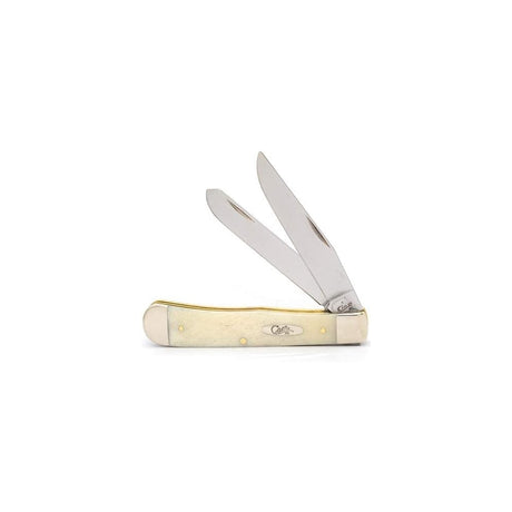 Cuchillo de bolsillo natural liso para huesos con escudo