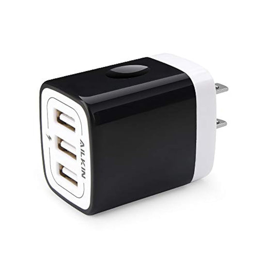 Cargador de pared USB, adaptador de cargador, Ailkin 2.4 Amp