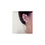 Aretes de mariposa con circonita para mujer