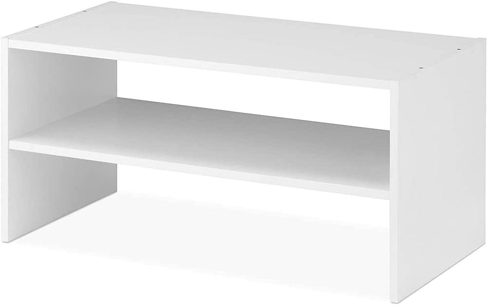 Organizador apilable con estantes - 2 niveles, modelo Whitmor