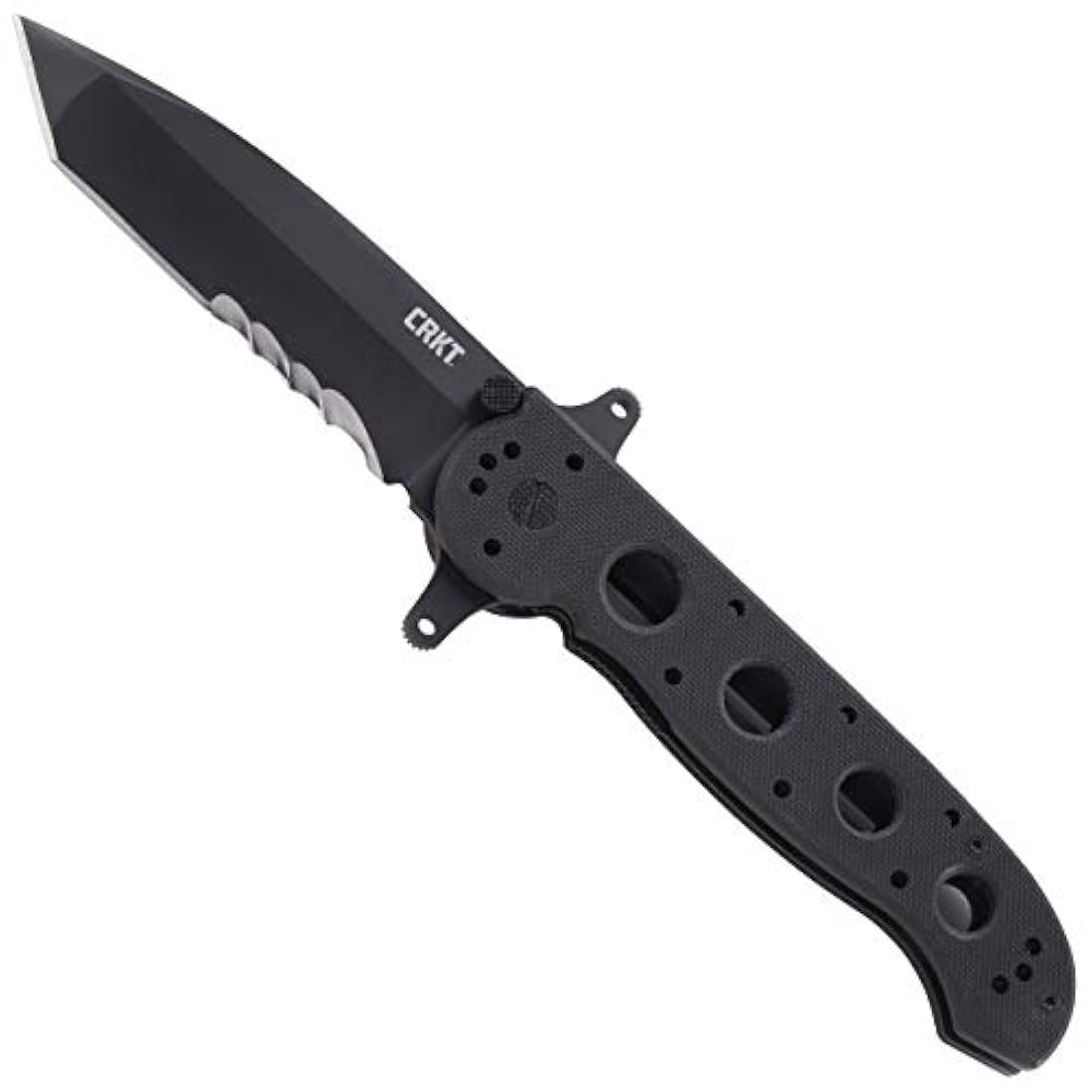cuchillo plegable para fuerzas especiales con hoja dentada
