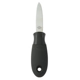 Cuchillo para ostras con mango antideslizante, 7, Negro.
