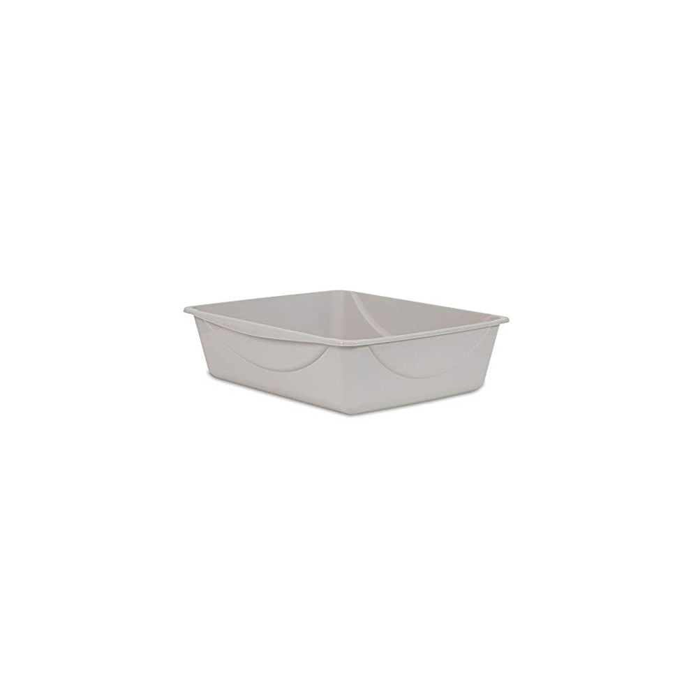 Caja de arena para gatos tamaño pequeño color gris