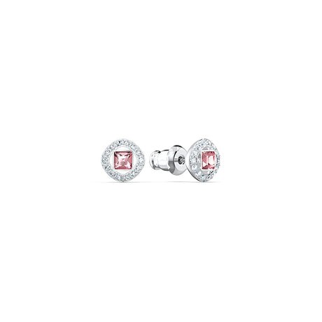Aretes para mujer con cristales rosas