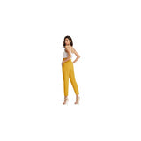 Pantalones de mujer con bolsillos, cintura alta Talla XS