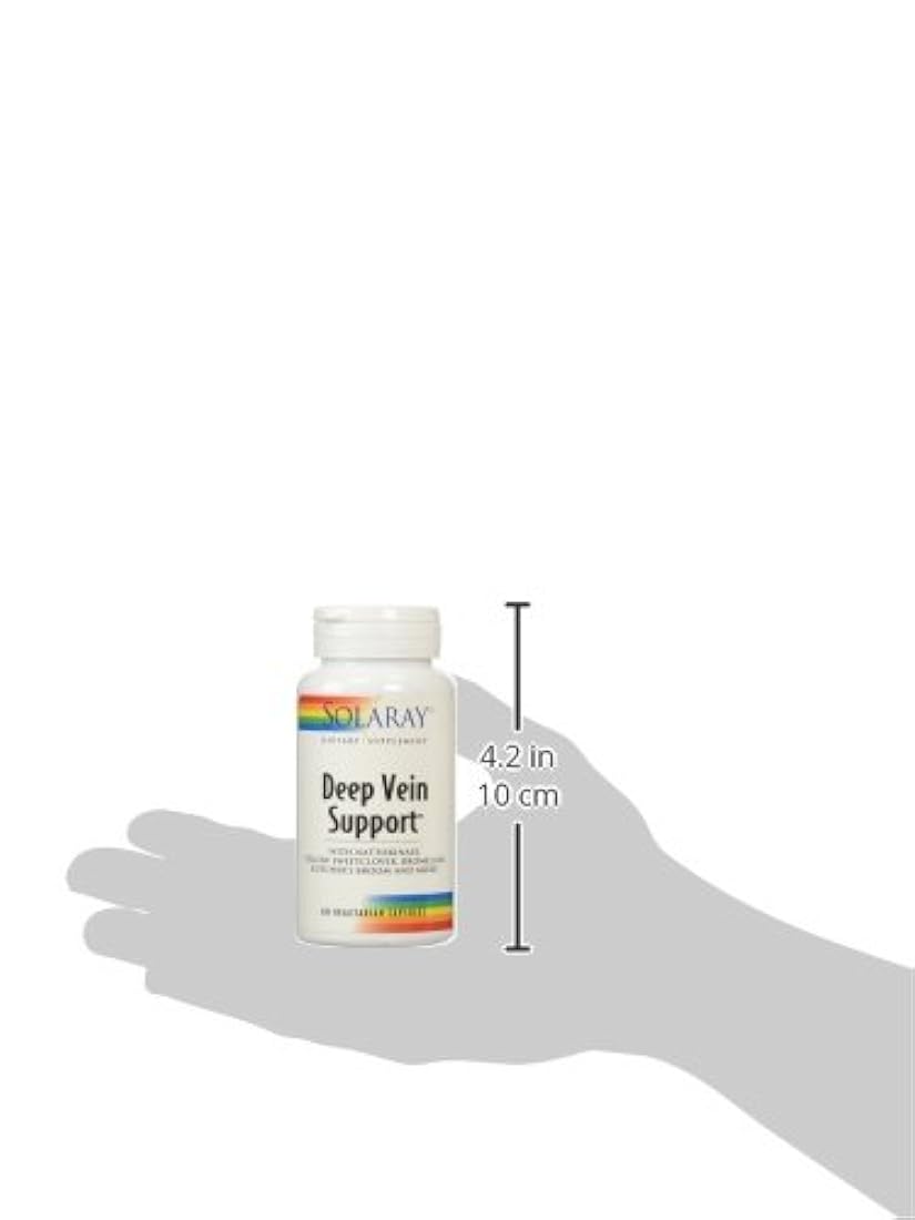 Solaray profundo Vein Apoyo Cápsulas, 60 Count