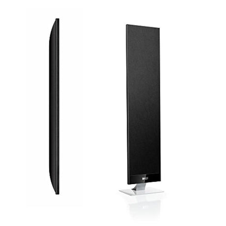 KEF par de ultrafina altavoces de pared negros