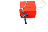 Brave Tour - Collar con cruz de titanio para hombre