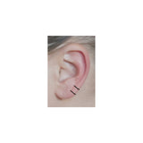 Aretes de aro de plata  3 pares para mujeres