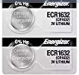 Batería de litio Energizer CR1632 3 V (2 baterías por pack)