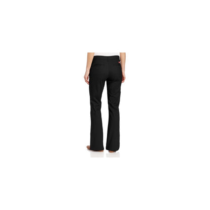 Pantalón de sarga elástico delantero plano Talla 1X