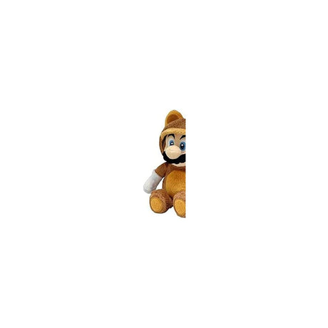 Peluche felpa oficial de super Mario vestido de mapache  9