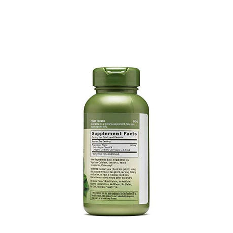 Aceite de Oregano 60 mg, 100 cápsulas