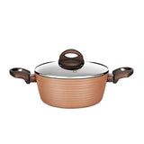 Olla para horno holandesa con tapa NUTRICHEF PRTNCCW12BRWDOP