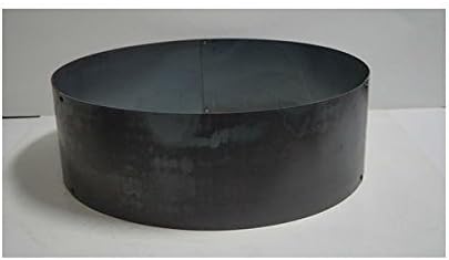 Anillo de fuego de acero sólido - Diseño mediano 38 d x 12 h